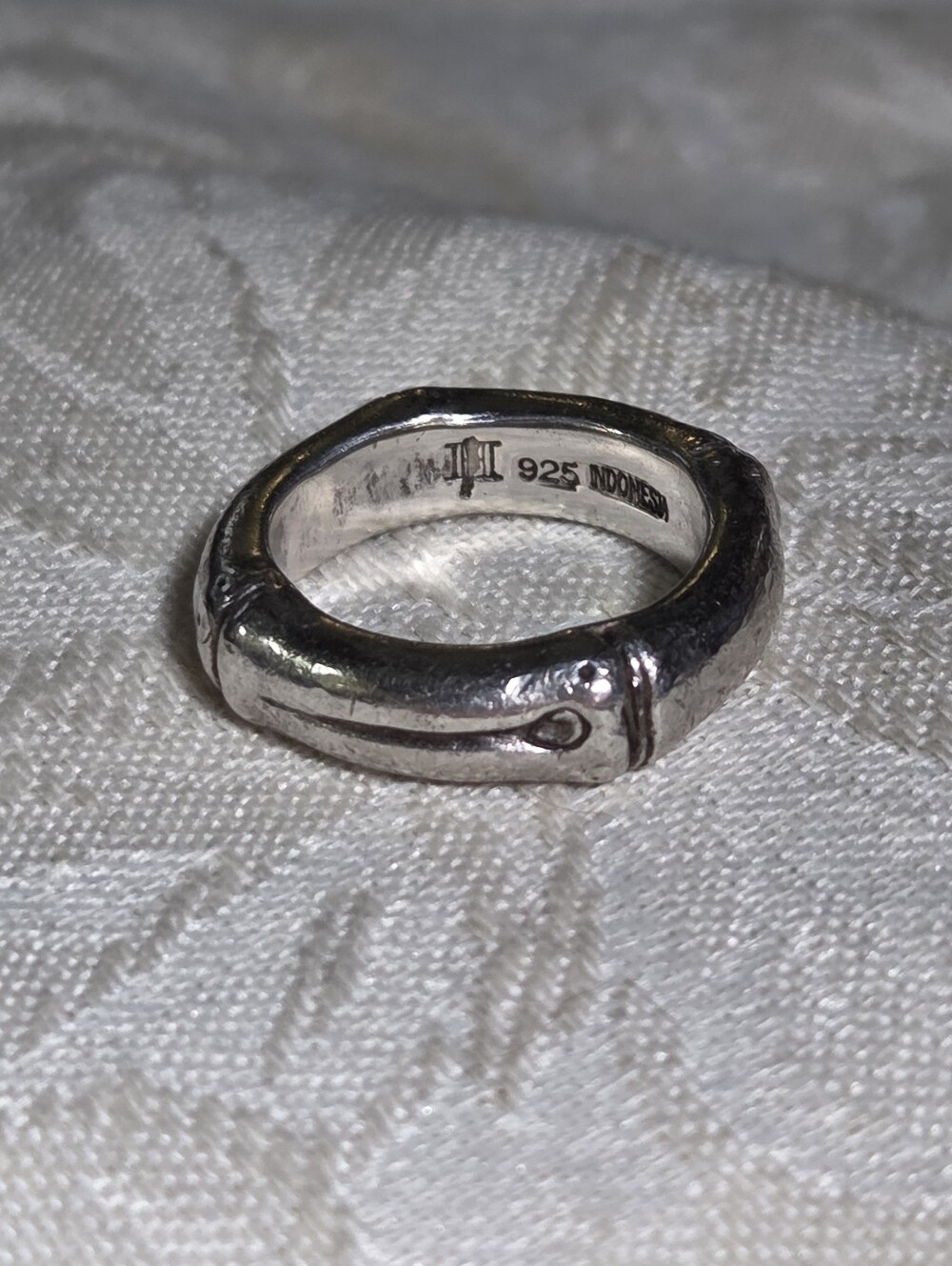 John Hardy Sterling Silver Bamboo Band Ring, Size 7